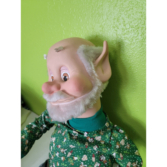 Vintage Sandi Zimnicki Large Elf Doll Rubber Face Enesco North Pole Rare 32\